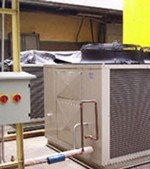 Application Tire Industry AHU DX 2 inch + CU 75 HP R407C 2 Unit